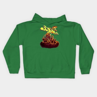 Wrath of the Alien Zombie Baby Kids Hoodie